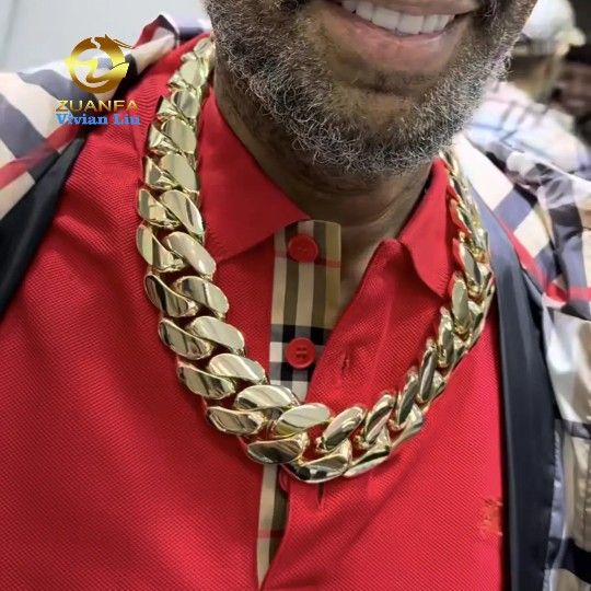 22mm Stainless Steel Cuban Link Chain