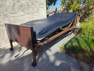 Drive Hospital Bed with Foam Mattress, Side Rails