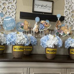 Boy Baby Shower Centerpieces “Classic Winnie The Pooh”  And More..