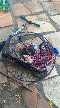 Promar Hoop Net Set for Lobster and Crab (With Harness & Rope)