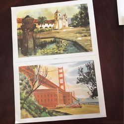 Ft point and Mission Santa Barbara California 