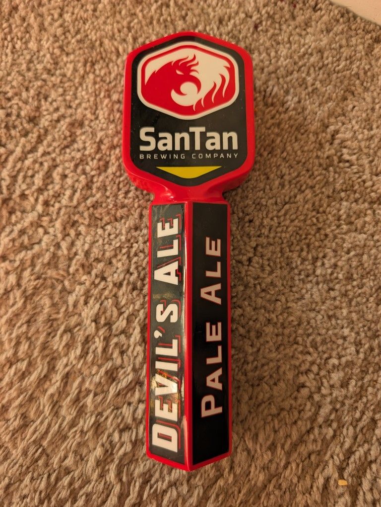SanTan Brewing Company Devil' Ale Beer Tap Handle