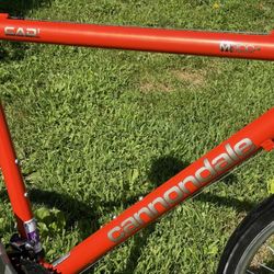 Red 26" Cannondale M300SE CAD1 Design