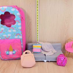 18-inch Doll Furniture & Back Pack