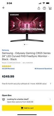 Samsung 24” Curved Monitor