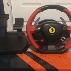 Thrustmaster Steering Wheel with pedals