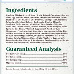 New Nutro Ultra Wet Dog Food Senior Pate Trio of Proteins Chicken, Lamb & Whitefish, 3.5 oz. Trays (24 Count, Pack of 1)