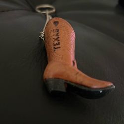 Texas Boot Keychain. 