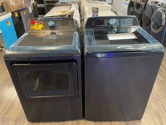 GE Profile Washer & Dryer Set Read Description