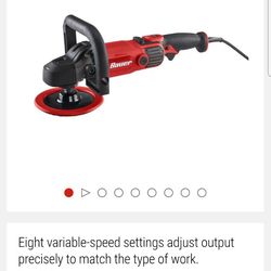 BAUER 12 Amp, 7 in. Variable-Speed Rotary Polisher/Sander
