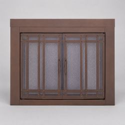 Aerin Bronze Fireplace Doors