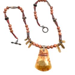 Handmade Sterling Gemstone Necklace 