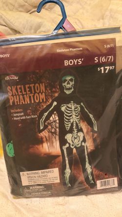 Skeleton phantom costume