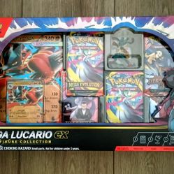Pokemon Mega Lucario ex Figure Collection & 1 Booster Pack 