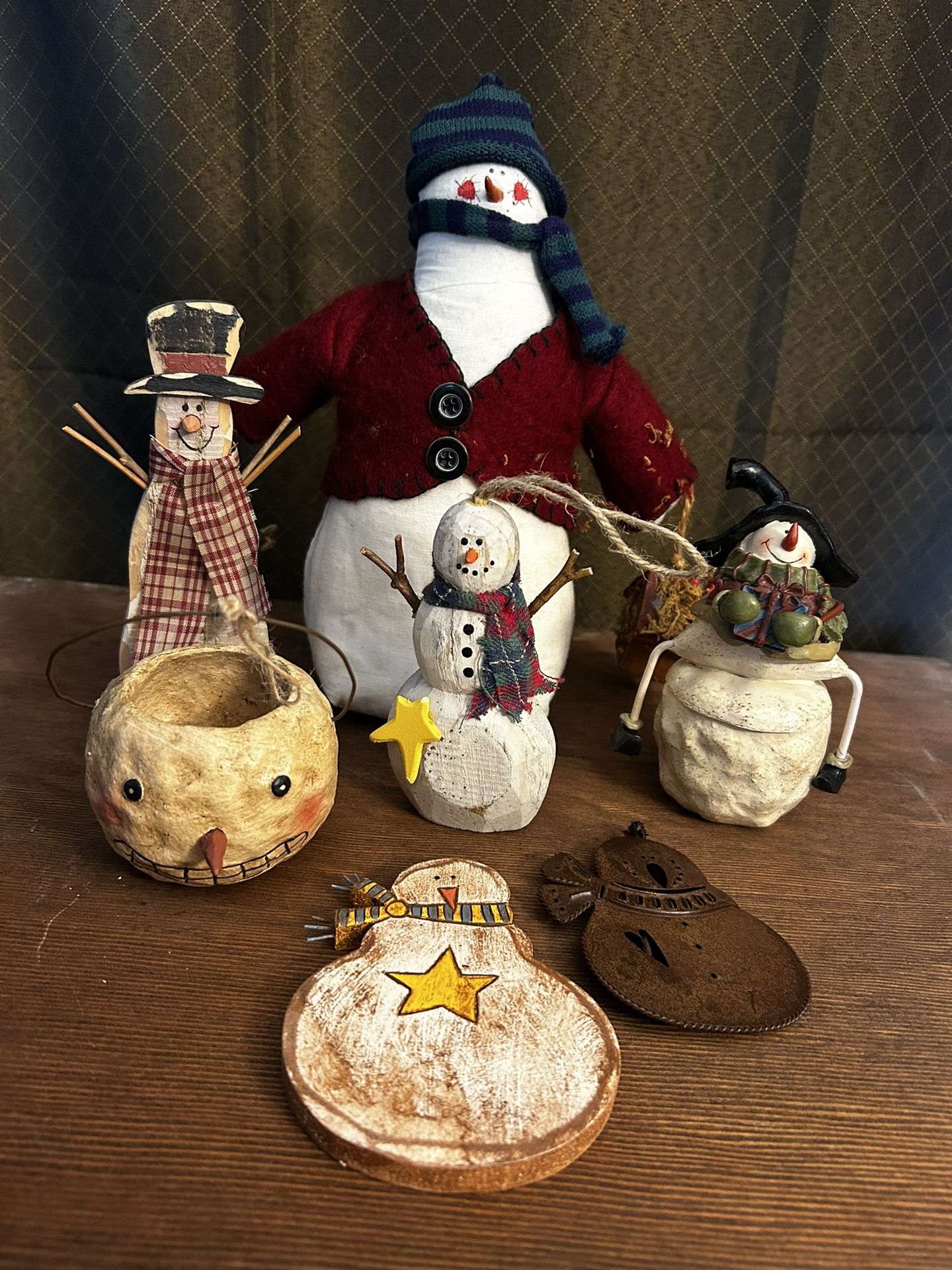 Country/Farmhouse Snowman Lot!