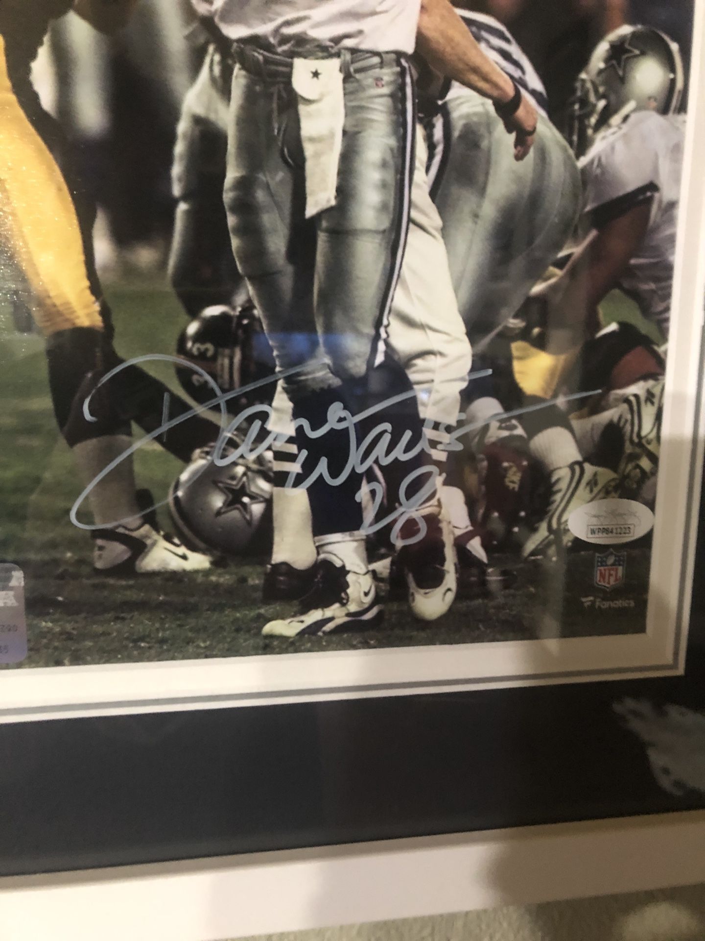 Darren Woodson Signed Framed Photo With Rookie Card And COA 