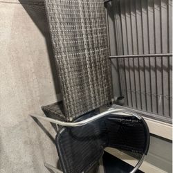Chair and table