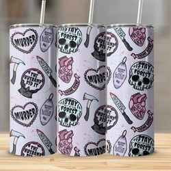 20oz True Crime "Hearts" Tumbler 