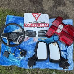 2019 2021 2024 Chevrolet Chevy Silverado 1500 side door mirrors and base side taillights 