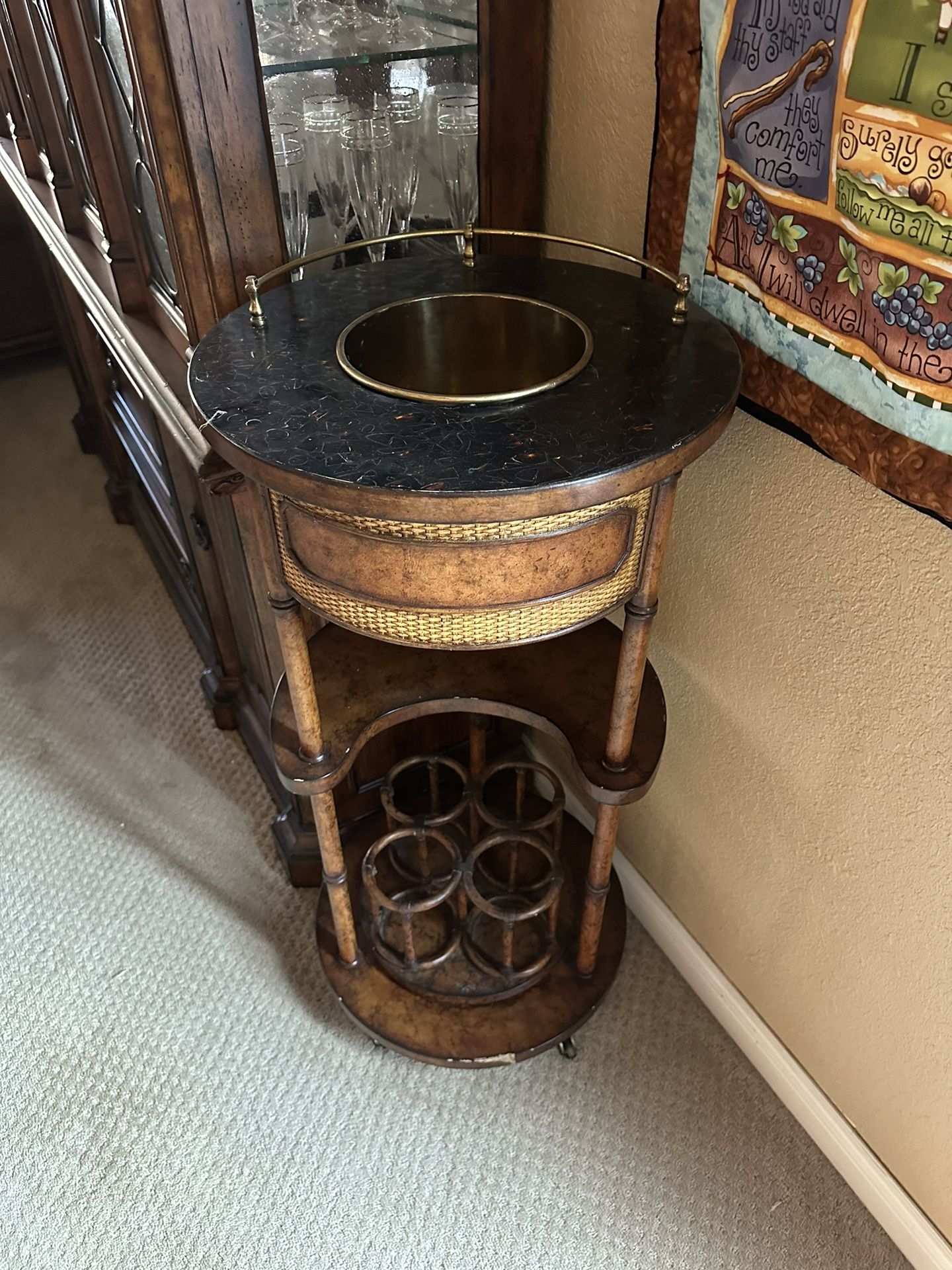 Antique Bar Caddy. 