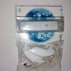 Nintendo Wii Remote, Add One, Cable And Stands 