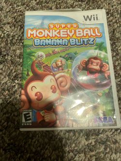 Wii super monkey banana blitz game
