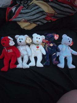 Ty Beanie Baby Bears Collection – Lot of 5