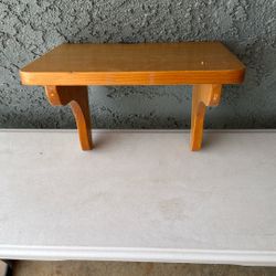 Ready To Hang Small Wooden Shelf $2.50