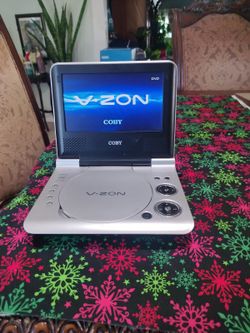 COBY V ZON TF DVD 7107 Portable DVD Player Ecreen Size 7inch Lcd CDend  MP3