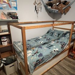 IKEA Kura Reversible Low Bunk/Loft Bed  +Jungle tent optional