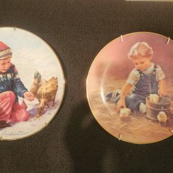 X2 Vintage Limited Edition Collectible Plates 