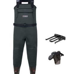 HISEA Neoprene Fishing Chest Waders for Men with Boots