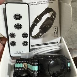 No Shock Bark Collar for Large & Medium Dogs( Green)
