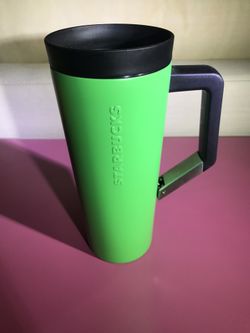 Starbucks Green Stainless Steel Tumbler with Clio Handle