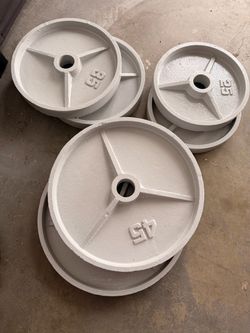 Deep dish Olympic Weights