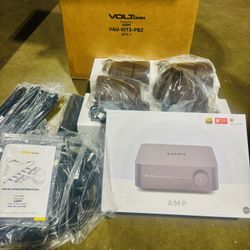 VOLT 4.1 Outdoor Audio System – All-Weather Landscape Sound- 4 Satellite Speakers.,Outdoor Subwoofer