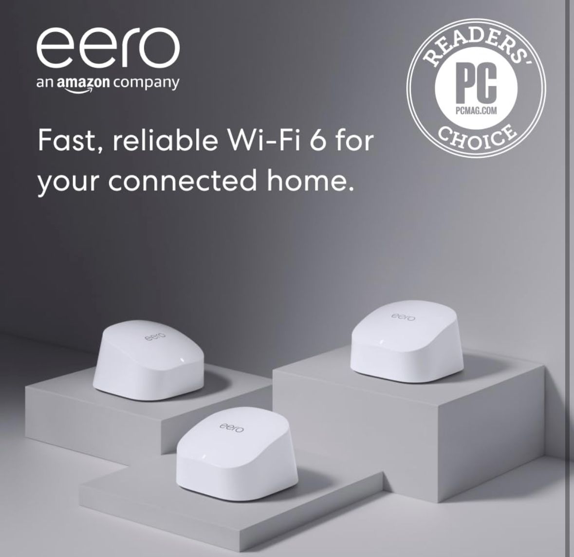 Eero 6 Tri-Band WiFi Extender 3 Pack