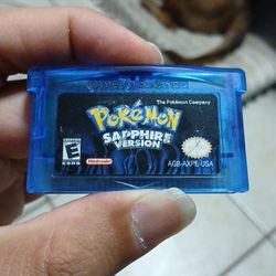 Pokémon Sapphire Gameboy Advance 
