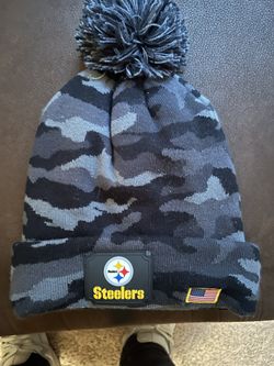 Steelers Camo Beanie
