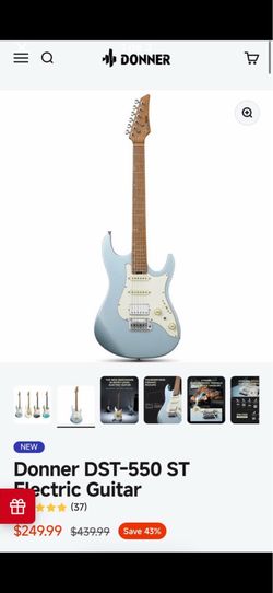 Donner DST-550 ST Electric Guitar