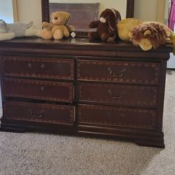  King Size Bed Frame  N Free Mirror 