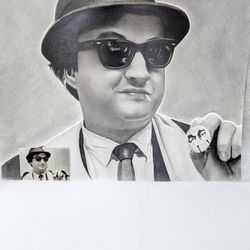 Blues Brothers 11x14 Pencil Portrait 