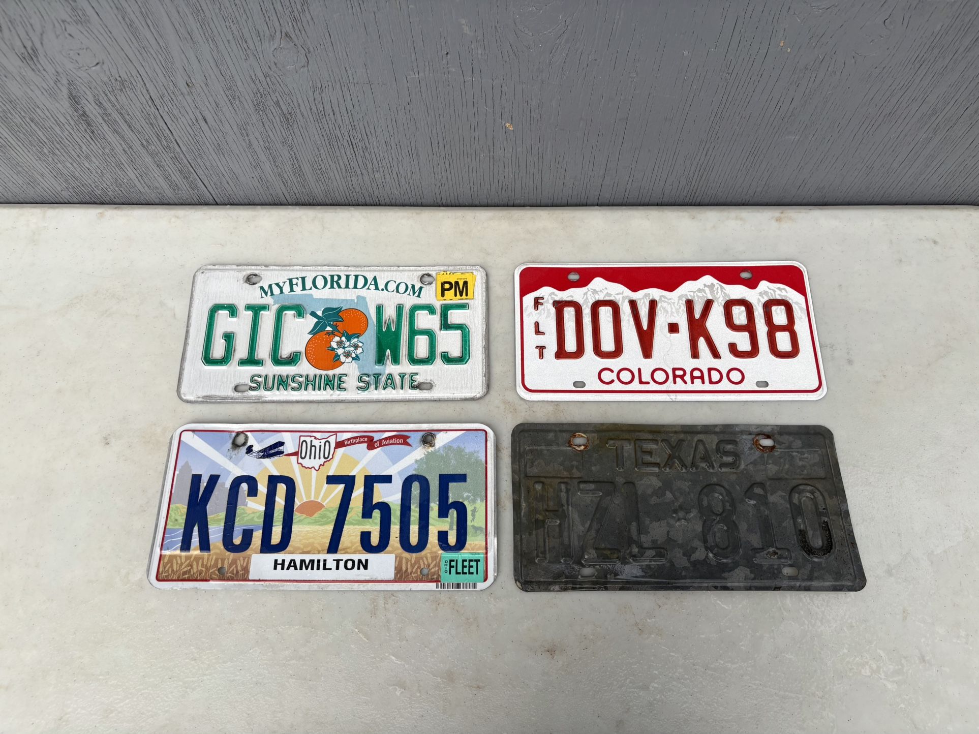 Collectible License Plates