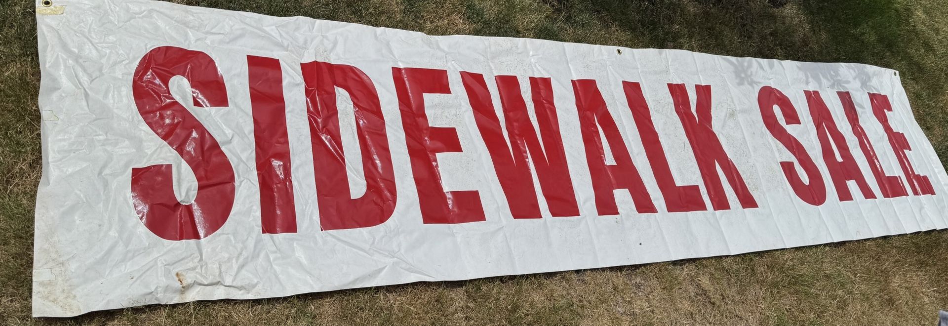 Sidewalk Sale Vinyl Banner for Commercial Retail