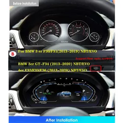 BMW F30 ~ F34 F36 2013-2020 12.3" Digital LCD Cluster Instrument Speedometer