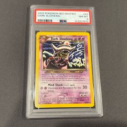 2002 Pokémon Neo Destiny Dark Slowking PSA 8