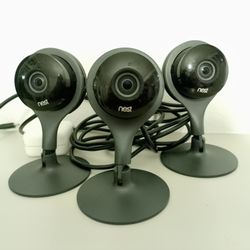 3 Pack Of Nest Indoor Security Cameras