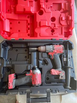 Milwaukee drill and impact