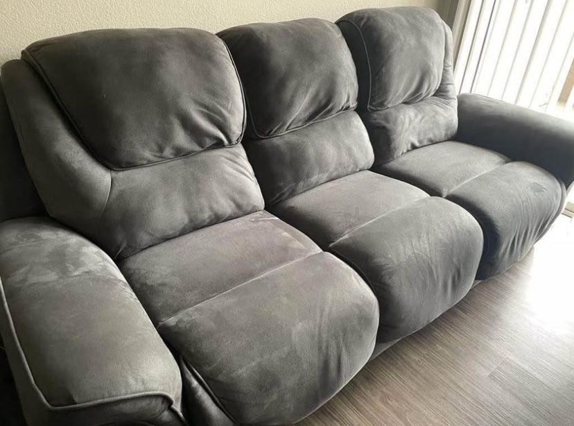 Living Space Power Recliner Sofa
