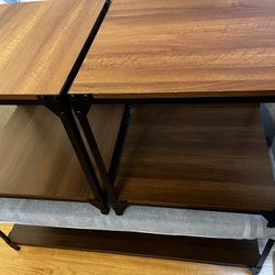 At Home Brand - Long Coffee Table And Matching Side Tables